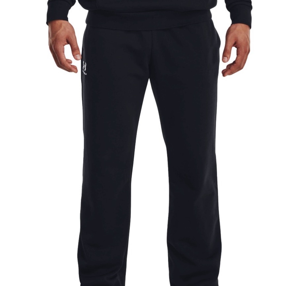 Under Armour Men’s Icon Black Fleece Open Hem Jogger Size M